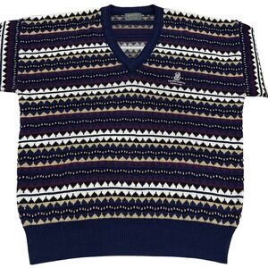 DESCENTE x The Ritz-Carlton Mauna Lani 3D Knit Sweater L Golf Collection Preppy